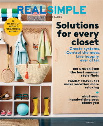 Real Simple Magazine June 2016 - Sunscreen Mistakes